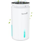 Secmote Elektrische Luchtontvochtiger - 2000 ml - Wit - Voor ruimtes tot 50 m²