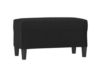 vidaXL Bankje 70x35x41 cm kunstleer zwart