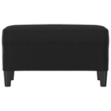 vidaXL Bankje 70x35x41 cm kunstleer zwart