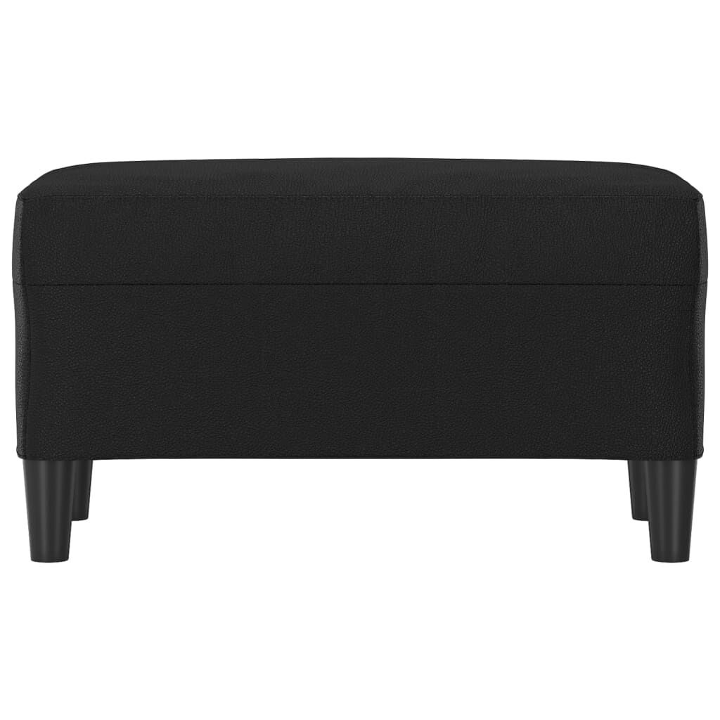 vidaXL Bankje 70x35x41 cm kunstleer zwart