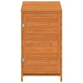 vidaXL Tuinschuur 55x52x112 cm massief vurenhout bruin