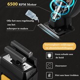 Kemei Elektrisch scheerapparaat voor mannen en tondeuse voor mannen, professionele trimmer zonder tussenruimte, draadloos hoofd scheerapparaat voor mannen met kaalheid, 1102 +PG2299