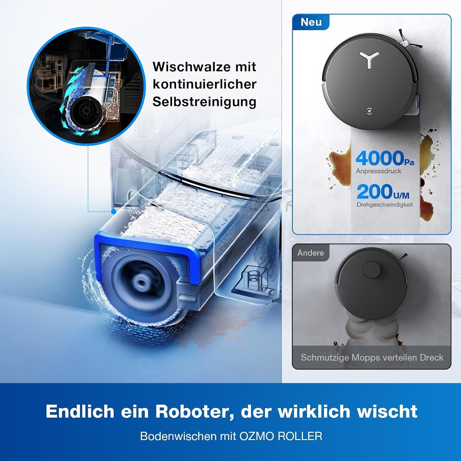 Robotstofzuiger met Dweilfunctie & Automatische Station - 55% Korting!