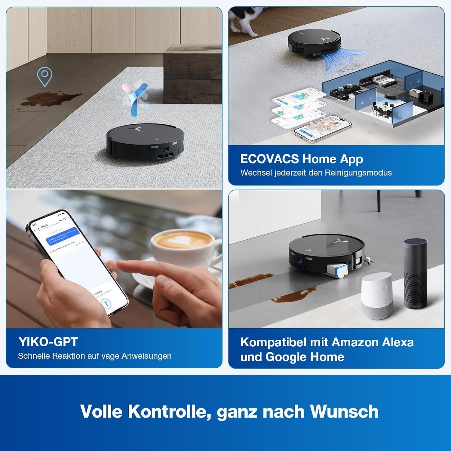 Robotstofzuiger met Dweilfunctie & Automatische Station - 55% Korting!