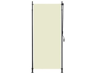 vidaXL Buiten Rolgordijn 100x270 cm Crème - 53% Korting!