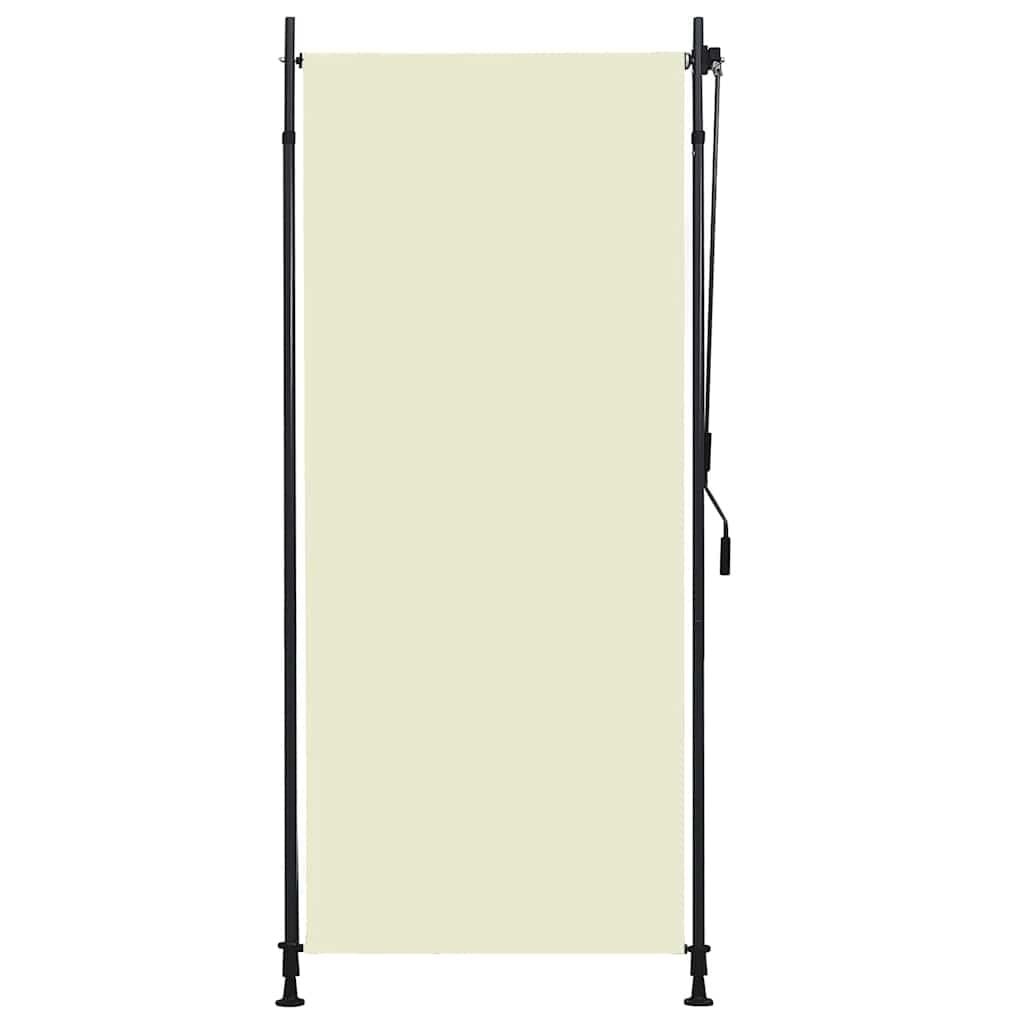 vidaXL Buiten Rolgordijn 100x270 cm Crème - 53% Korting!