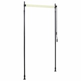 vidaXL Buiten Rolgordijn 100x270 cm Crème - 53% Korting!
