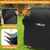 Weerbestendige Barbecuehoes 420D Oxford - 140x65x120cm - 33% Korting