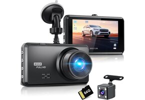 Dashcam Auto Voor & Achter 4K + 1K - 35% Korting