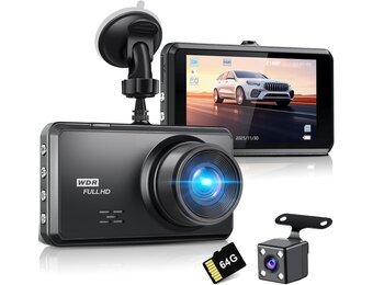 Dashcam Auto Voor & Achter 4K + 1K - 35% Korting