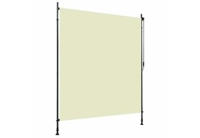 VidaXL Rolgordijn Buiten 200x270 cm Crème - 34% Korting