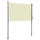 VidaXL Rolgordijn Buiten 200x270 cm Crème - 34% Korting
