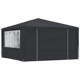 Partytent 4x4m Antraciet met Zijwanden - 34% Korting!