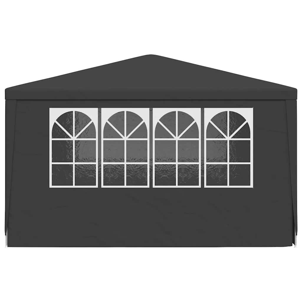 Partytent 4x4m Antraciet met Zijwanden - 34% Korting!