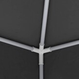 Partytent 4x4m Antraciet met Zijwanden - 34% Korting!