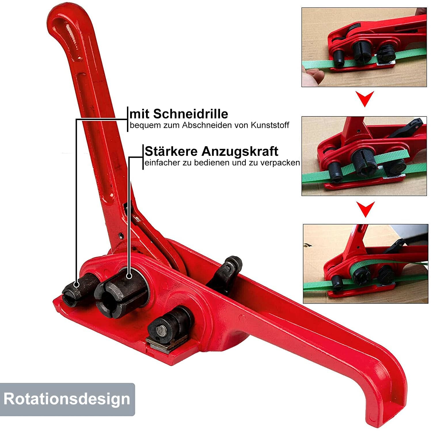 Complete Omsnoeringsset - 12-16mm Band, 90kg Trekkracht | 34% Korting