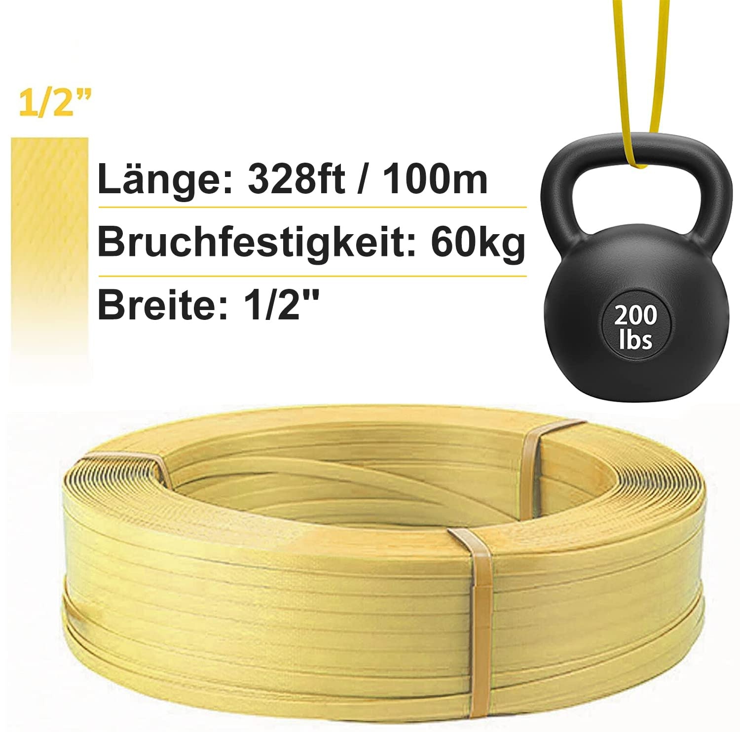 Complete Omsnoeringsset - 12-16mm Band, 90kg Trekkracht | 34% Korting