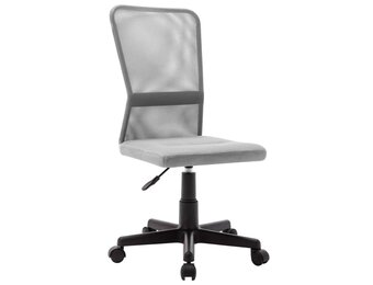 Ergonomische Kantoorstoel Mesh Stof Grijs - 34% Korting!