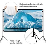 Draagbaar Projectiescherm met Statief 100" 16:9 - 34% Korting!