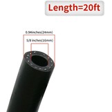 Universele Benzineslang NBR Rubber Zwart 16mm x 6m - 29% Korting!