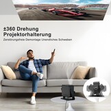 Mini Beamer 1080p HD met 4K Ondersteuning - 34% Korting!