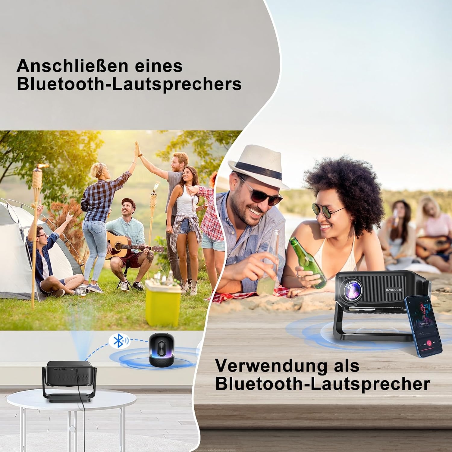 Mini Beamer 1080p HD met 4K Ondersteuning - 34% Korting!