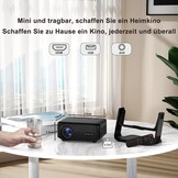 Mini Beamer 1080p HD met 4K Ondersteuning - 34% Korting!