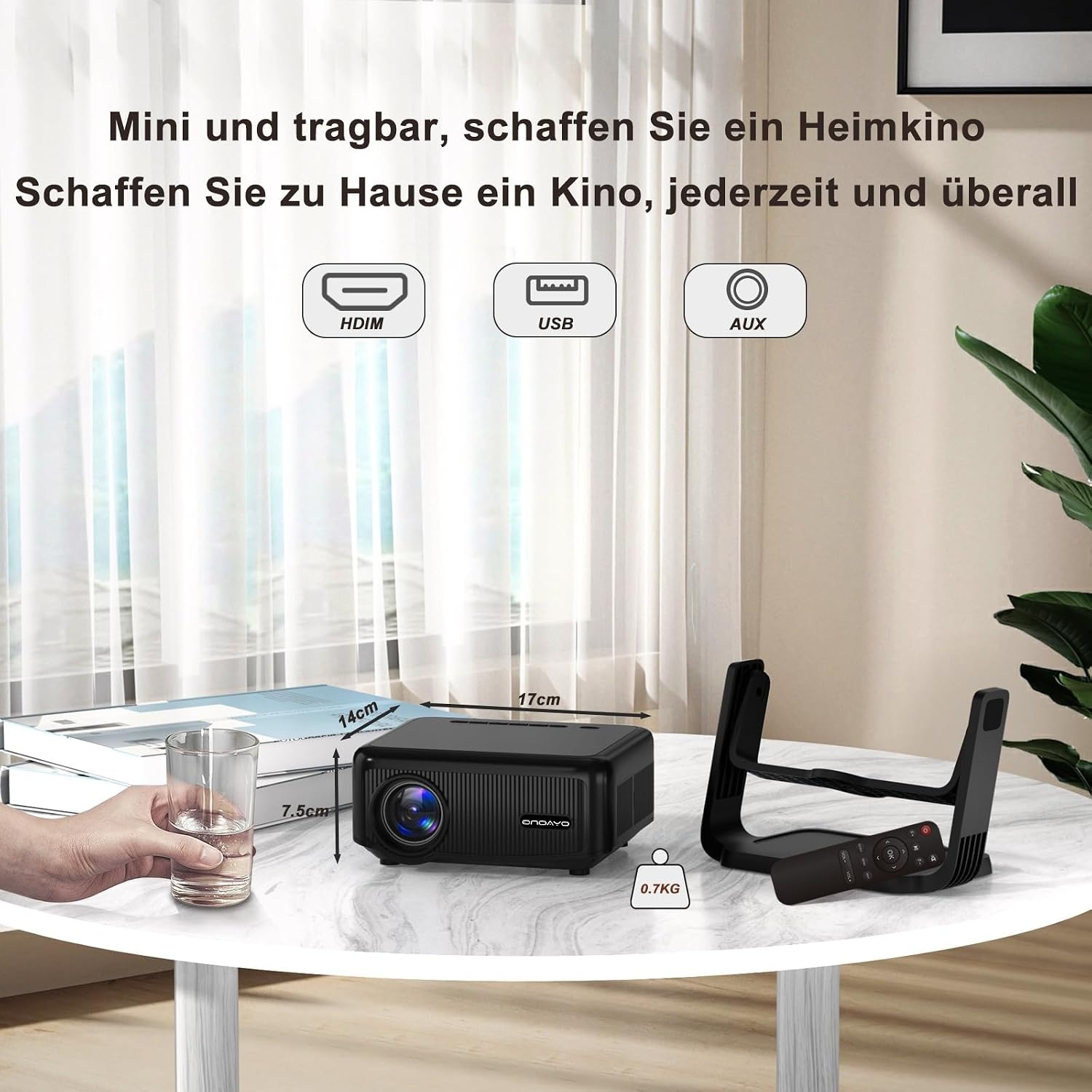 Beamer 25.000 lm 1080p HD (4K ondersteuning) met 34% korting