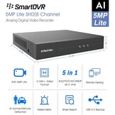 8-kanaals 5MP Lite Hybride DVR met AI Detectie - 34% Korting!