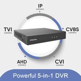 8-kanaals 5MP Lite Hybride DVR met AI Detectie - 34% Korting!