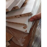 Shoenenbank bewerkt hout wit - 102x30,5x45 cm | 58% Korting!