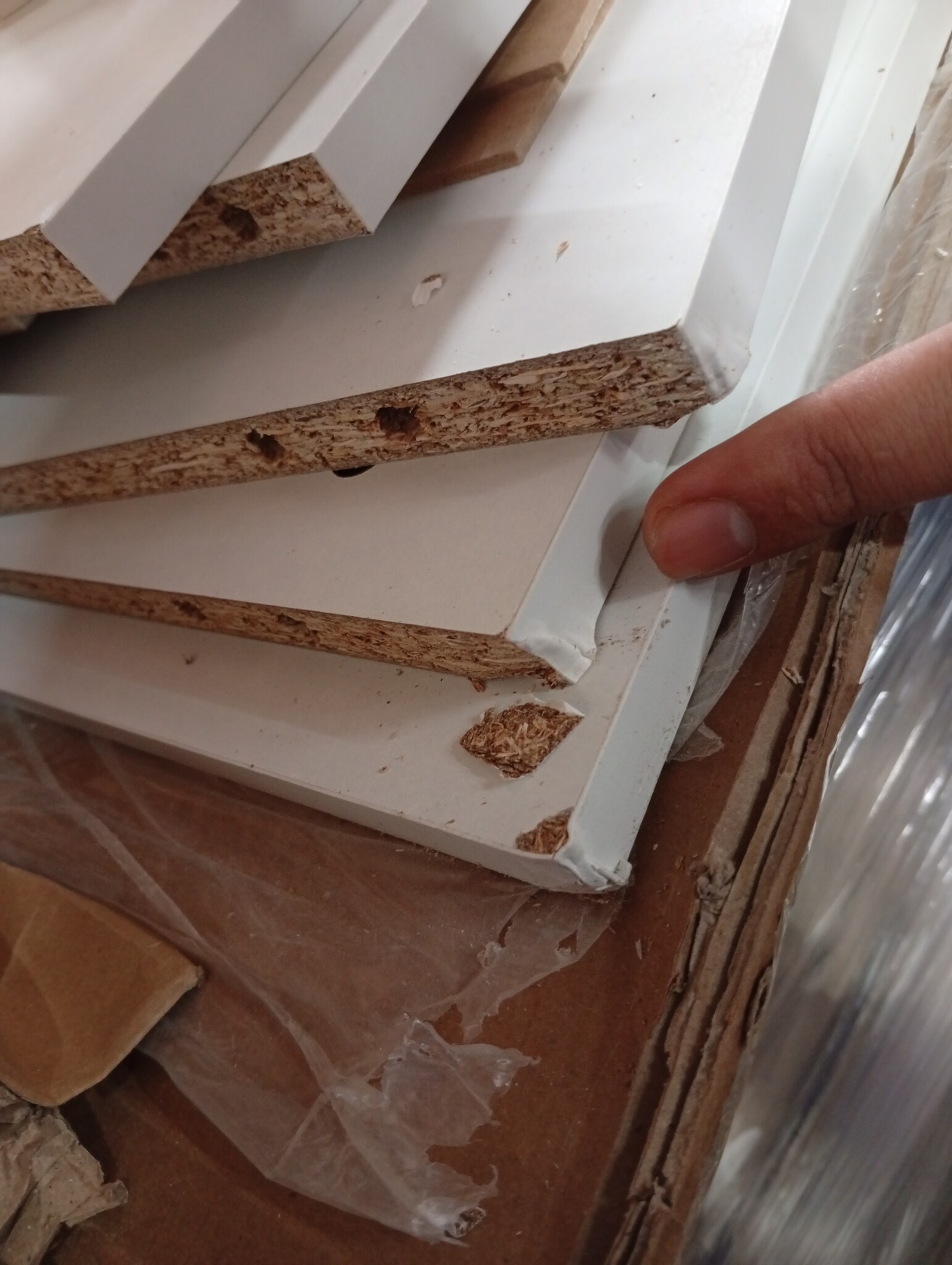 Shoenenbank bewerkt hout wit - 102x30,5x45 cm | 58% Korting!