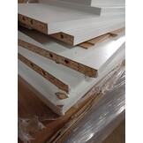 Shoenenbank bewerkt hout wit - 102x30,5x45 cm | 58% Korting!