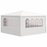 Ruime Witte Partytent met Zijwanden 4x4m - 34% Korting