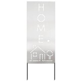 VidaXL Tuindecoratie Paneel - Zilver Roestvrij Staal (50x140cm) - 34% Korting
