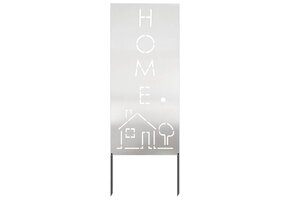 Zilver RVS Tuin Decoratiepaneel 50x140 cm | 40% Korting