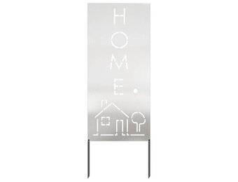 VidaXL Tuindecoratie Paneel - Zilver Roestvrij Staal (50x140cm) - 34% Korting