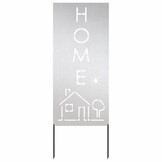 VidaXL Tuindecoratie Paneel - Zilver Roestvrij Staal (50x140cm) - 34% Korting