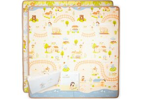 Opvouwbare Babyspeelmat 1.5cm Dik - 180x200cm - Incl. Tas & Kaarten - 29% Korting