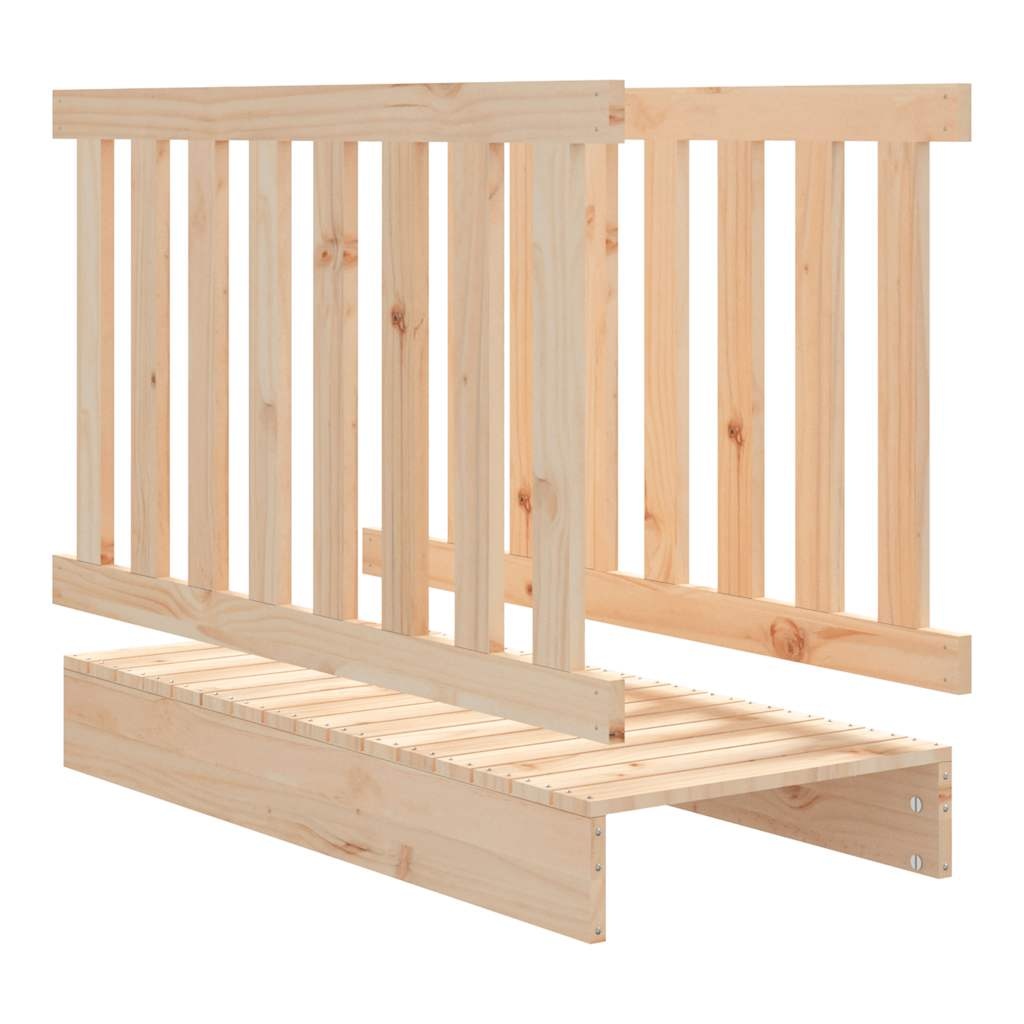 vidaXL Speelbrug 45x107,5x79 cm massief grenenhout
