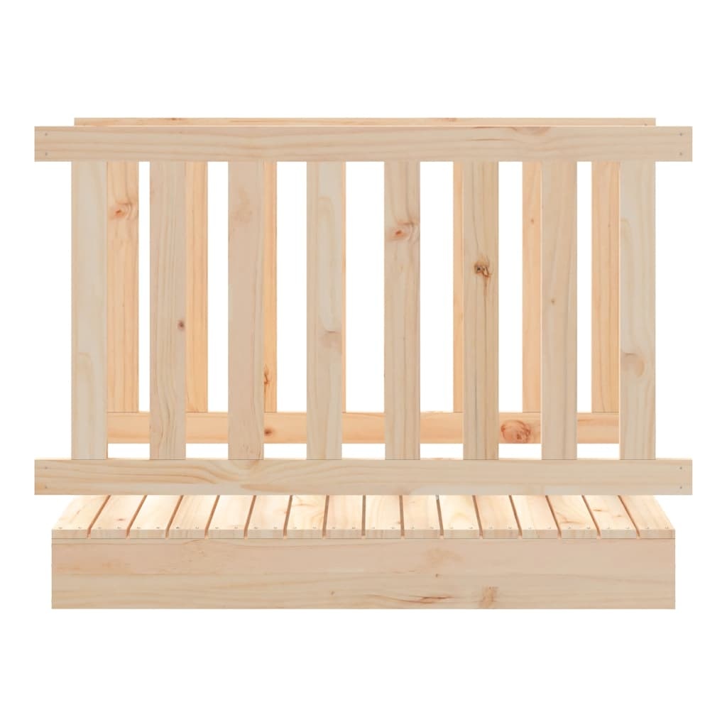vidaXL Speelbrug 45x107,5x79 cm massief grenenhout