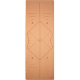 Yogamat Pro van kurk, testwinnaar prijs/prestaties, extra groot, 200 x 66 cm, getest met zeer goed, draagriem en yogatas inclusief