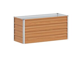 vidaXL Verhoogde Plantenbak Licht Bruin 100x40x45 cm - 32% Korting!