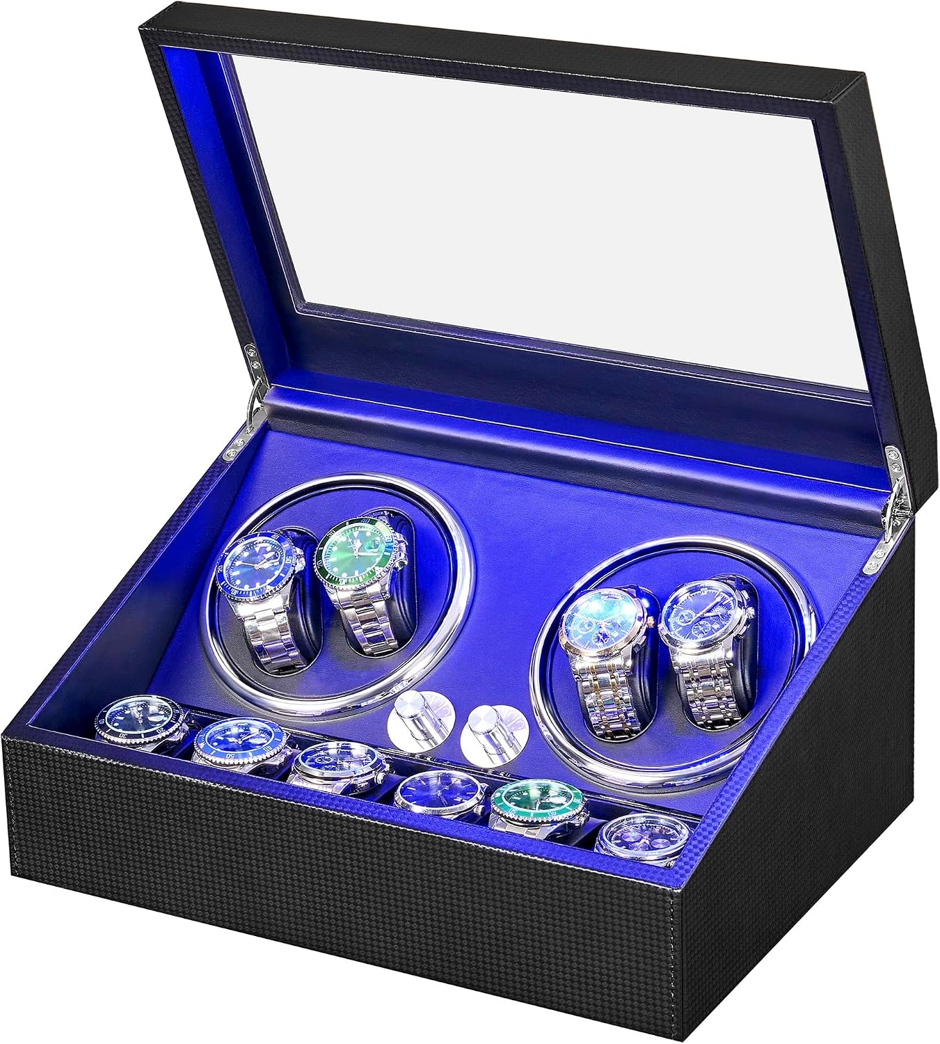 Horlogeopwinder met 4 opwindplaatsen & 6 opslagplaatsen - 63% Korting