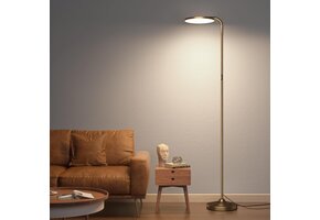 LED Vloerlamp 175cm Dimbare 36W Bruin - 34% Korting