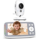 BOIFUN babyfoon met camera 4,0 inch IPS beeld