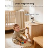 BOIFUN babyfoon met camera 4,0 inch IPS beeld