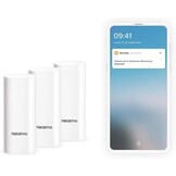 Netatmo Slimme Binnencamera met muurbevestiging, WIFI 2.4 GHz, Bewegingsdetectie, Nachtzicht, FHD 1080p, MicroSD-kaart, Zonder Abonnement, Alexa/Google/Apple, NSC-AMZ