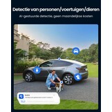 Reolink 4K PTZ-camera met bewegingsdetectie, auto-tracking, dual-band Wi-Fi 6, 355° pan, 50° tilt, tweewegspraak en kleuren-nachtzicht, E1 Outdoor S