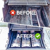 Universele RVS Branderafdekking voor Barbecue 39,5 x 15 cm - 3 stuks